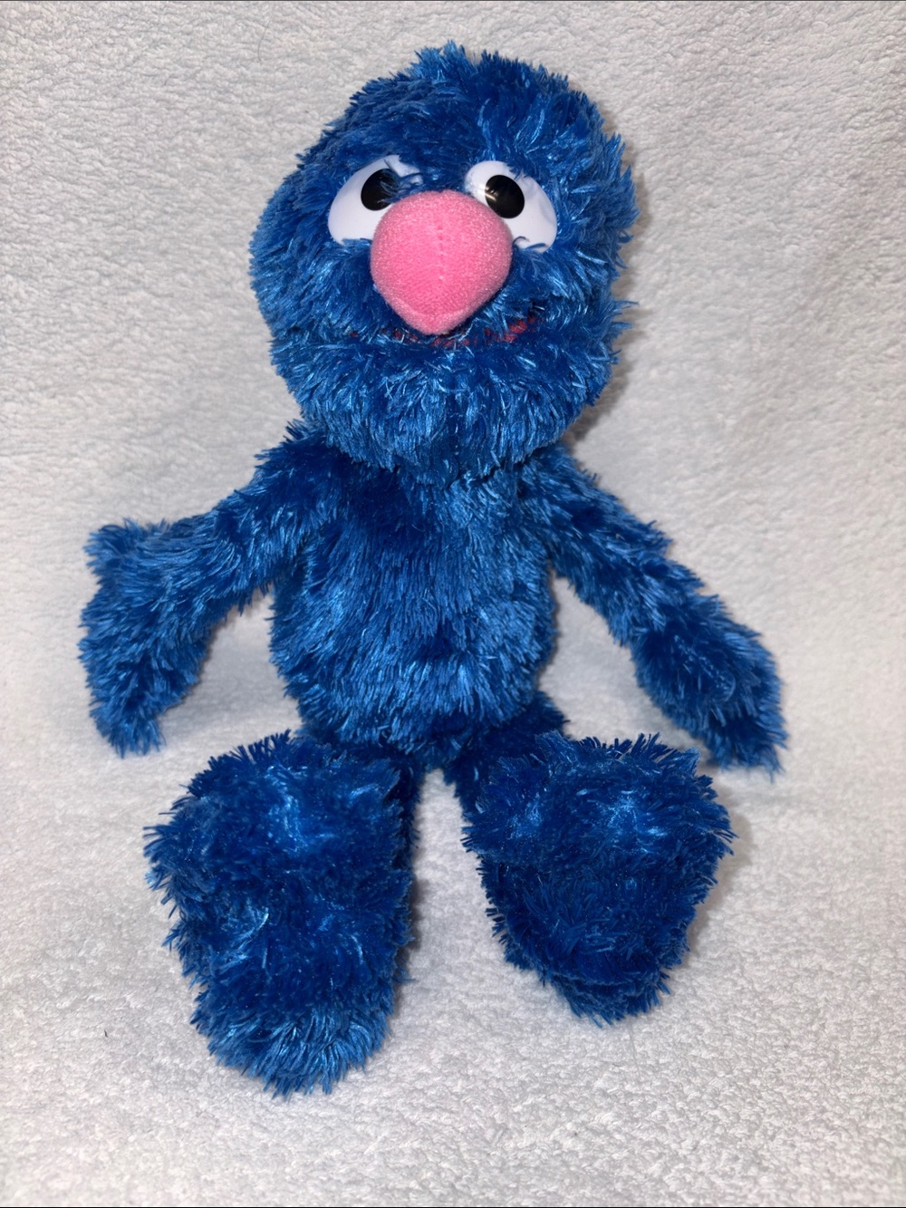 Gund 2013 Sesame Street plush blue Grover monster